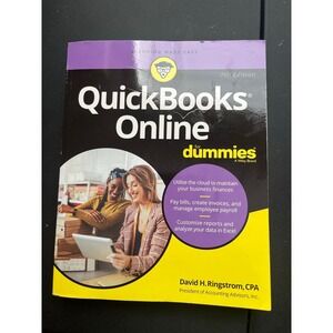 QuickBooks Online for Dummies 7th‎ Edition Accounting Book
